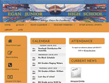 Tablet Screenshot of eganschool.org